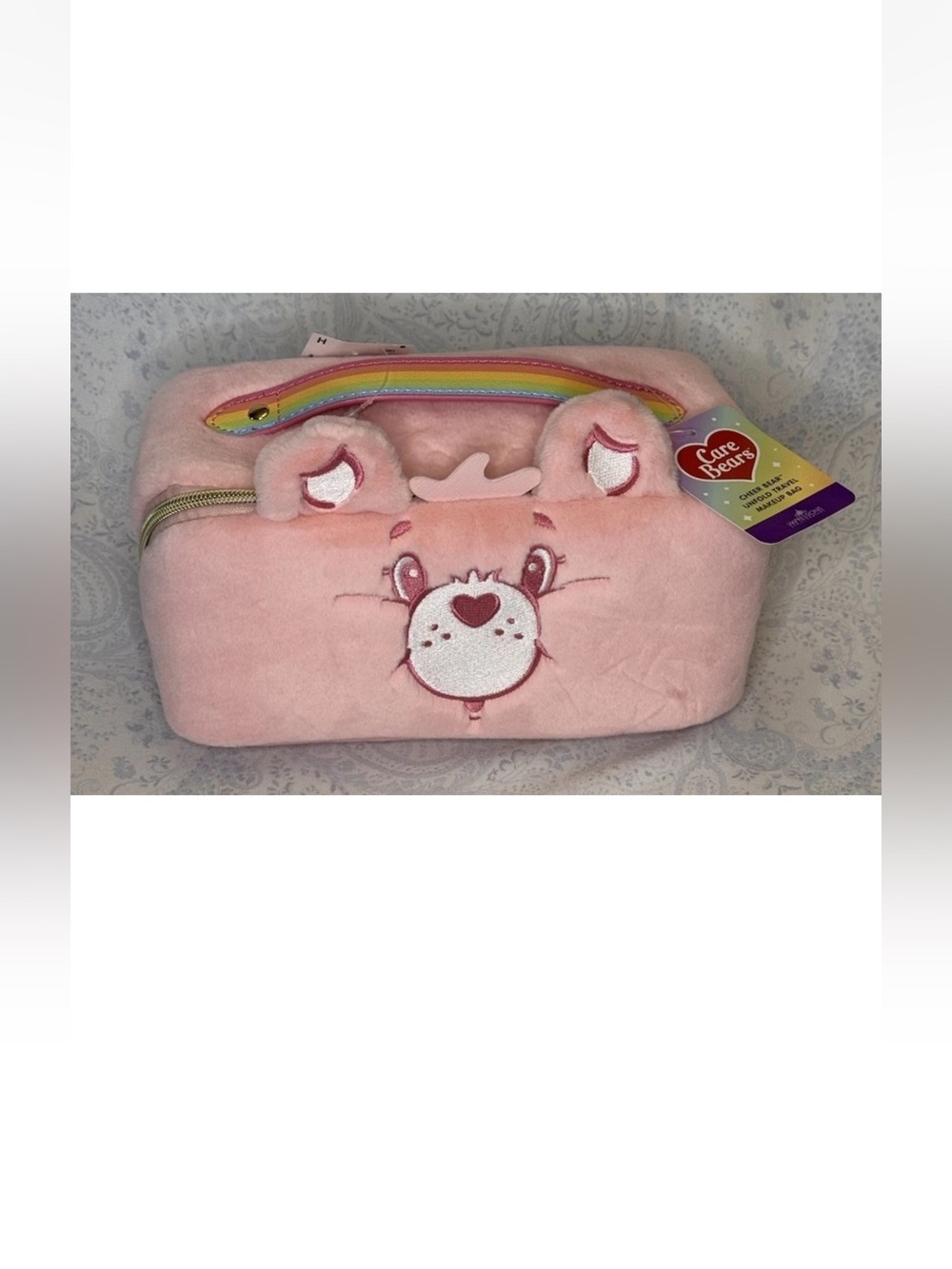 Care Bears Cheer Bear Unfold Travel Makeup/Toiletry Bag